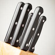 Small Knife Set w/ Wood Block